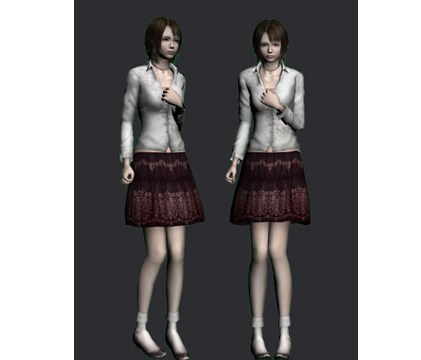 漂亮女性3D模型