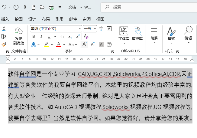 word怎么調(diào)整字體大小？word調(diào)整字體大小的方法第3步