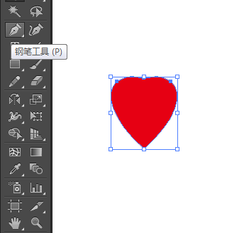 AI怎么建立心形圖案第1步