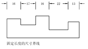 CAD2020控制尺寸界線的方法第7步