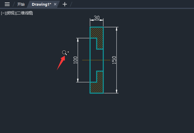 CAD2026的實時縮放怎么使用？第5步