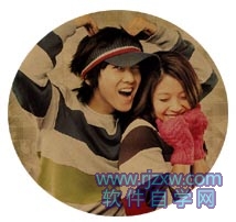 Photoshop打造可愛情侶花邊框相片效果_軟件自學(xué)網(wǎng)