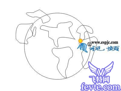 CoreIDRAW X4 設(shè)計網(wǎng)站標志 _軟件自學網(wǎng)