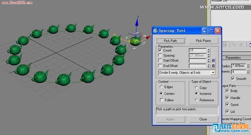 3dmax怎么放樣 做搖椅_軟件自學(xué)網(wǎng)