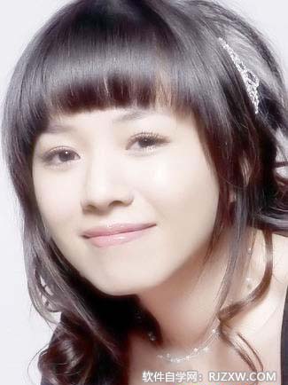 Photoshop用圖層混合模式給MM美白教程第4步